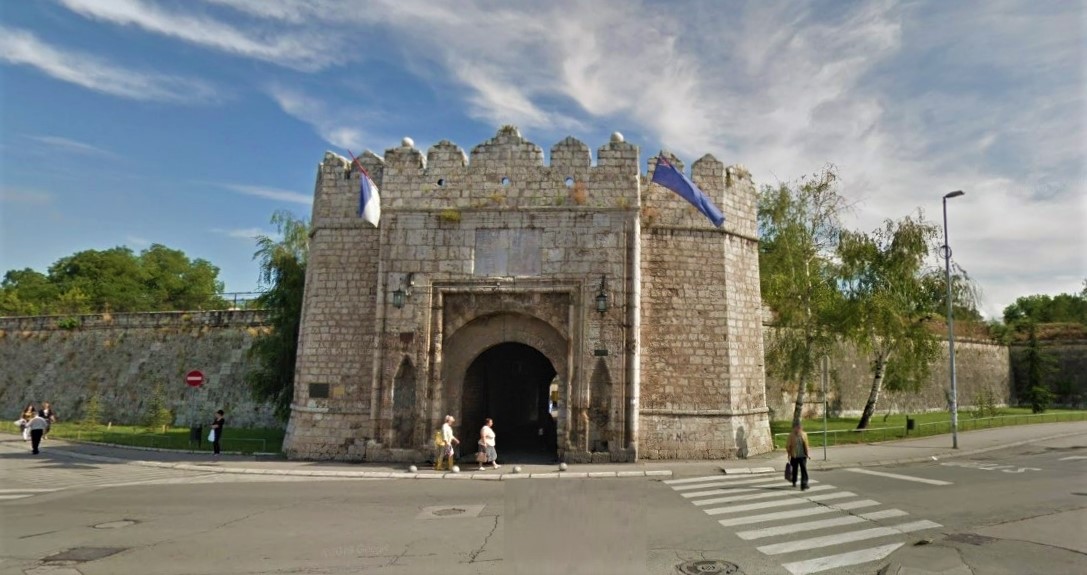Niška tvrđava , Stambol Kapija, glavni ulaz, grad Niš